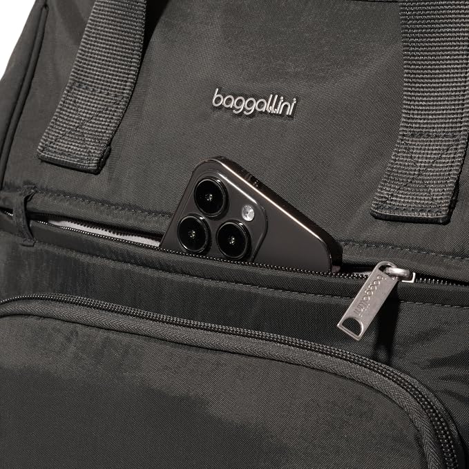 Baggallini Securtex Anti-Theft Windsor Backpack for Travel, Work & College, RFID & Locking Zipper, Up to 16" Laptop