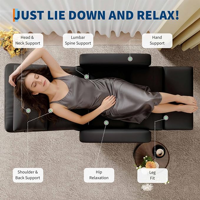 GarveeHome Power Recliner Chair with Massage and Heat, Adjustable Electric Recliner Ergonomic Overstuffed PU Leather Single Sofa, 2 Side Pockets and USB Port, Home Theater Seating for Living Room