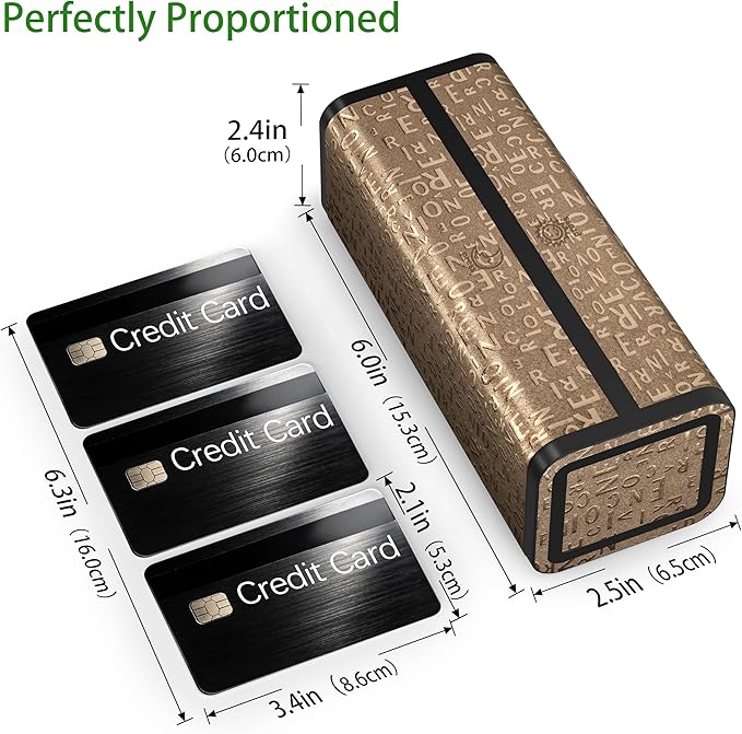 Aesthetic Pill Organizer 7 Day AM PM, Discreet 2 Times a Day Weekly Pill Box with Double Protection Shell, Large Capacity Portable Vitamin Case for Travel Meds & Medicine Organizer (Gold)