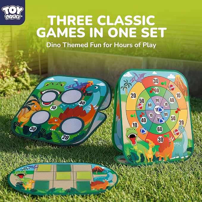 TOY Life Toddler Outdoor Toys for Kids Ages 4-8, Bean Bag Toss, Outside Yard Games for Kids Cornhole, Indoor Lawn Backyard Games Birthday Family Party Toddler Game, Gift for Boys 3 4 5 6 7