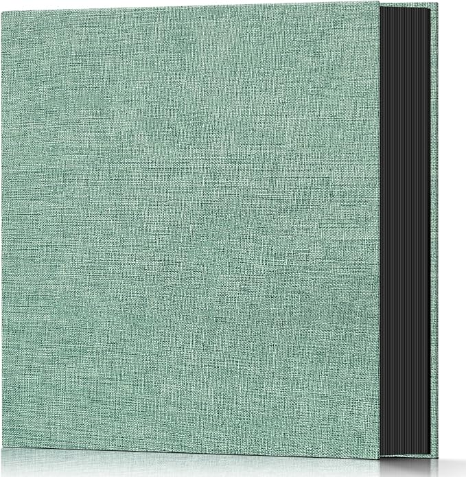 Popotop Photo Album 4x6 600 Pockets for Wedding Gifts,Linen Hardcover Picture Albums for Family Anniversary Baby Vacation Pictures
