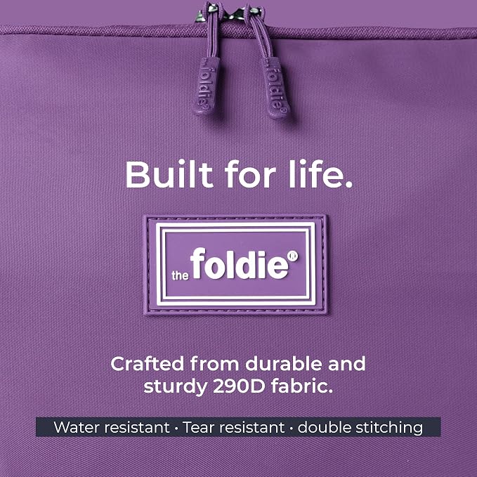 The Foldie Foldable Travel Bag for Women - 40L Weekender Bag with Multiple Pockets - Carry On Expendable Travel Bag