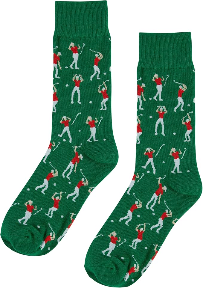 Funny Golf Socks For Men, Hilarious Golf Gift For Men, One Size 8-13