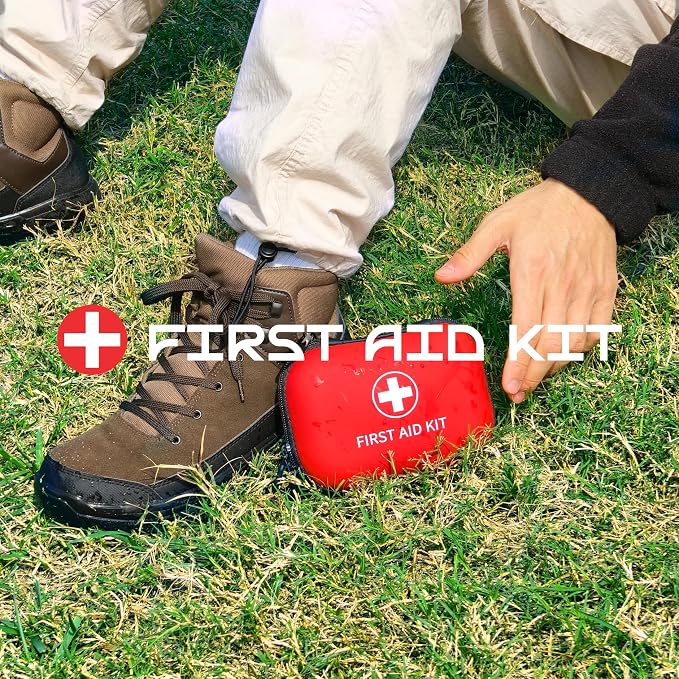 Prelady New Upgraded 181 Pieces Mini First Aid Kit Water Resistant Small Travel First Aid Kit Portable Emergency First Aid Kits for Home Car Camping Boat Hiking Outdoor Daily Use