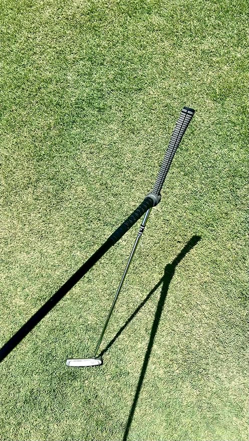 Pick Up the Rake, Without the Ache! Golf Rake Retriever Attaches to Sand Wedge Grip, Also Retrieves Dropped Clubs, Golf Gift for Men and Seniors, Fits Standard and Mid-Size Grips,