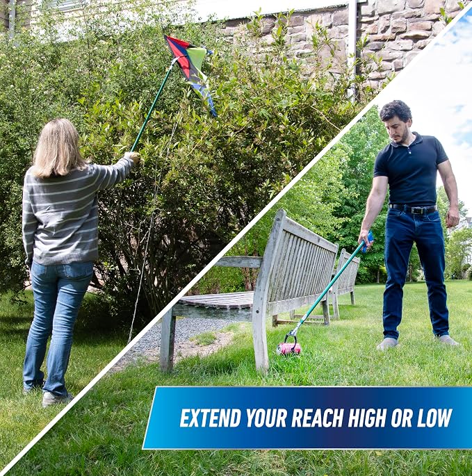 Unger Professional 36” Nifty Nabber, 2 Count, Reacher Grabber Tool, Trash Picker Upper, Built-in Magnet and Ergonomic Grip, Outdoor Claw Pickup, Reaching Assist for Seniors, Safely Perform Tasks